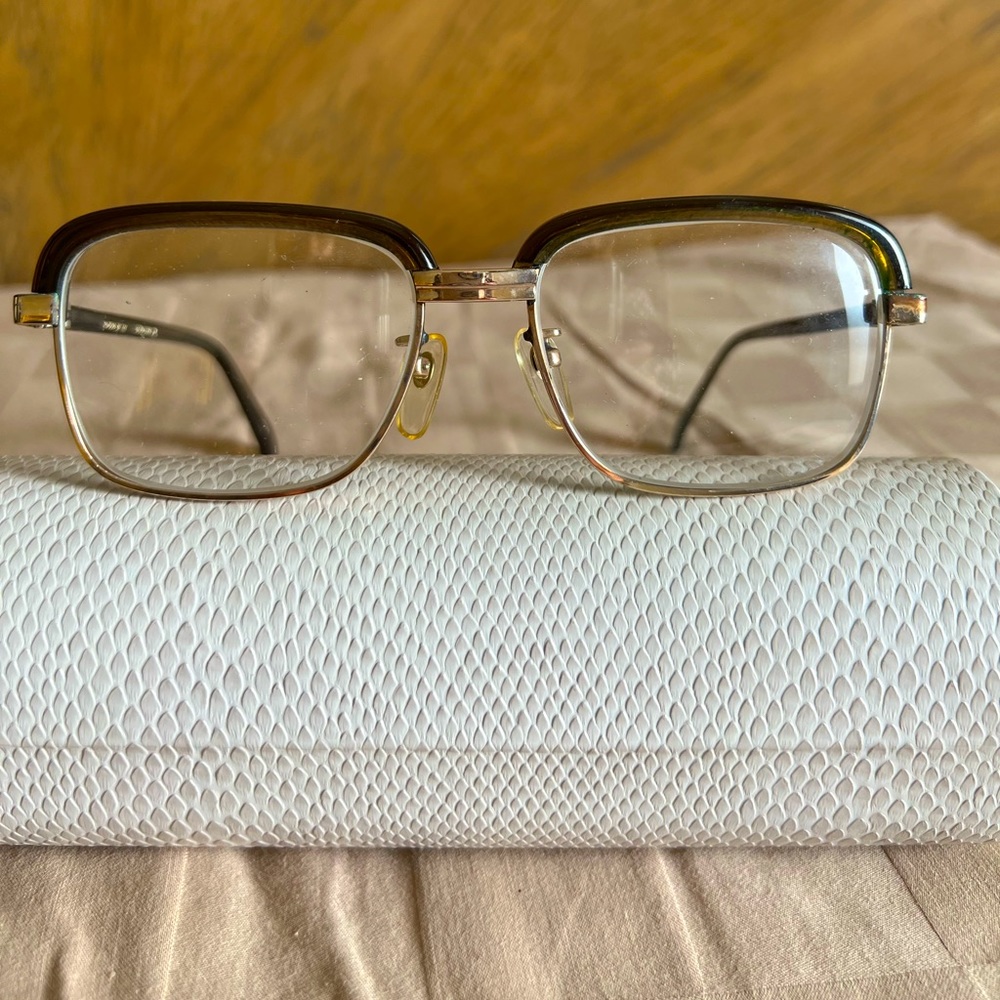 Vintage 14k Germany Brand Eyeglasses Frame Gem